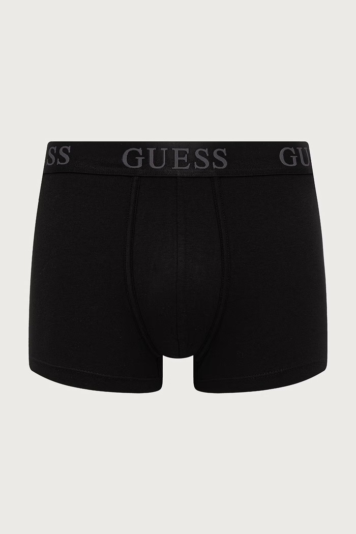 Guess Bokserki męskie bawełniane z elastanem JOE 3-pack U6BG08.K5375 czarny AW26