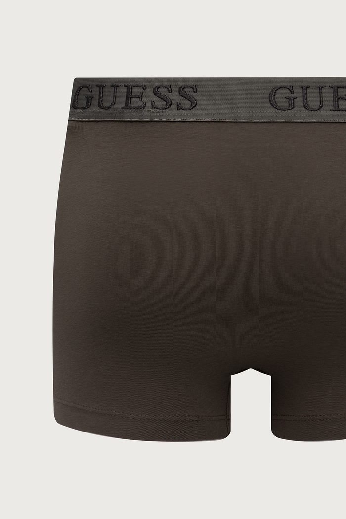Guess Bokserki dopasowane męskie bawełniane z elastanem JOE 3-pack U6BG06.K5372