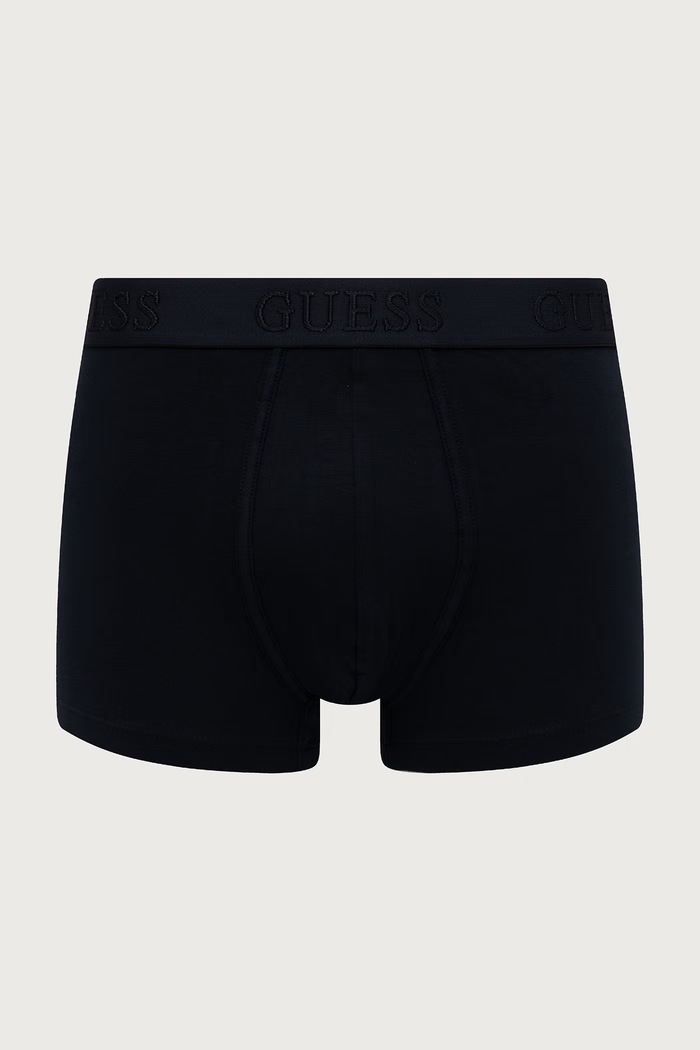 Guess Bokserki dopasowane męskie bawełniane z elastanem JOE 3-pack U6BG05.K5371 czarny AW26