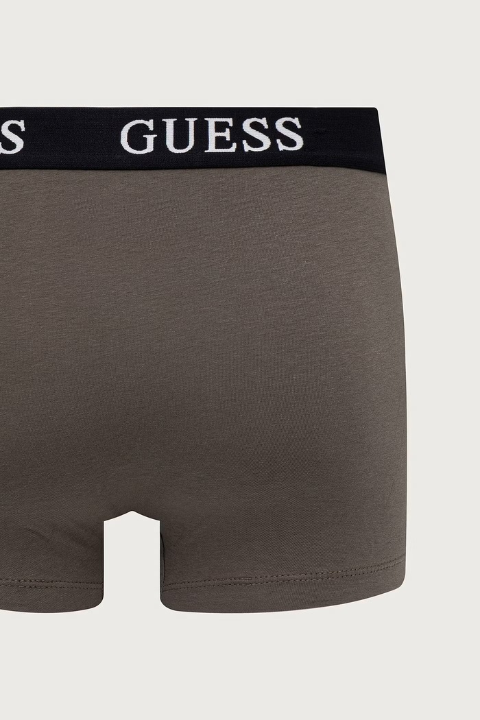 Odzież Guess Bokserki męskie z bawełną 3-pack U6BG03.K5365 zielony