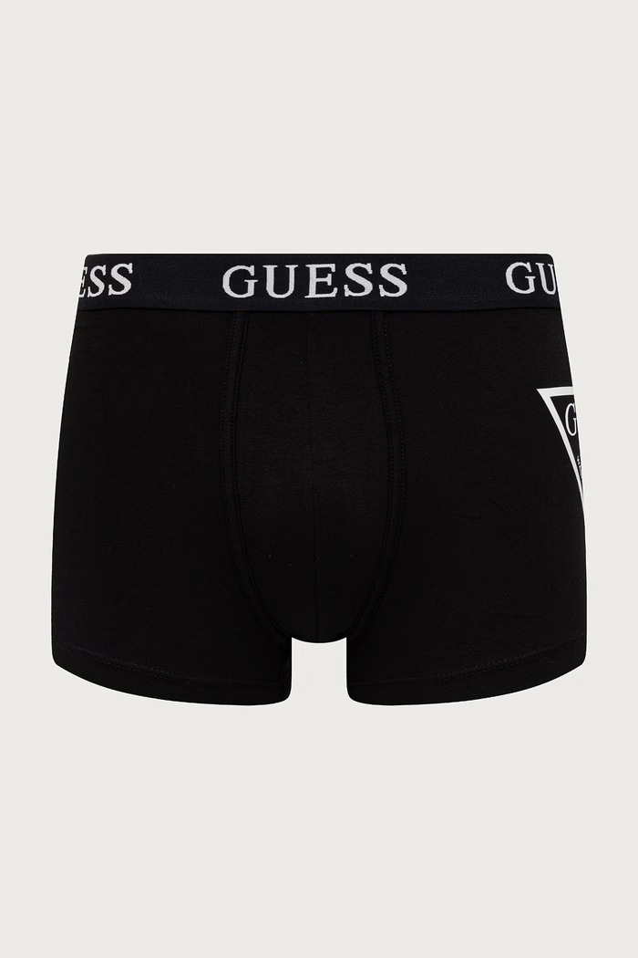 Bokserki męskie z bawełną 3-pack Guess U6BG03.K5365 bordowy
