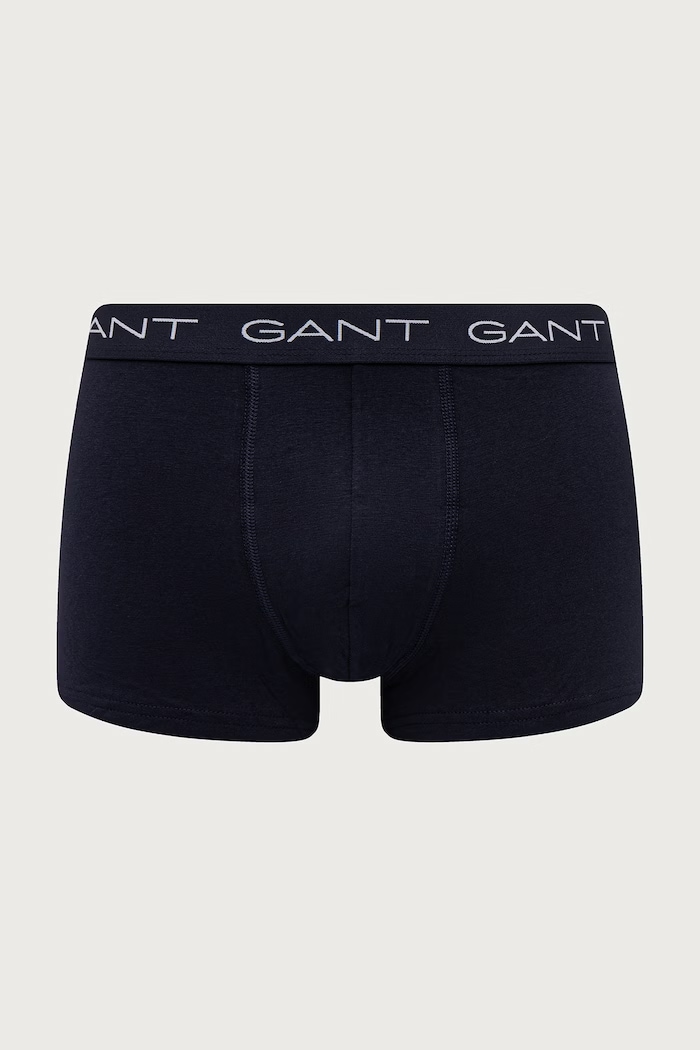 Bokserki męskie bawełniane z elastanem 3-pack Gant 902633053 bordowy