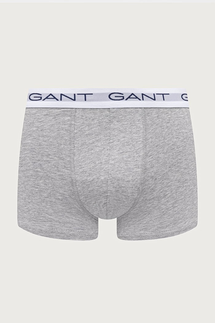 Gant Bokserki męskie bawełniane z elastanem 3-pack biały 902633003