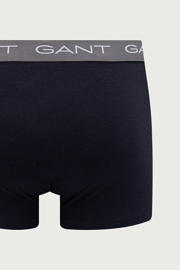 Gant Bokserki męskie bawełniane z elastanem 3-pack 902633003 granatowy AW26