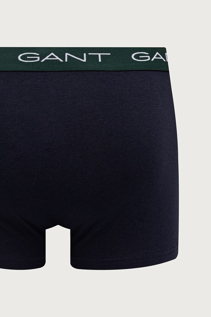 Odzież Gant Bokserki męskie bawełniane z elastanem 3-pack 902633003 granatowy