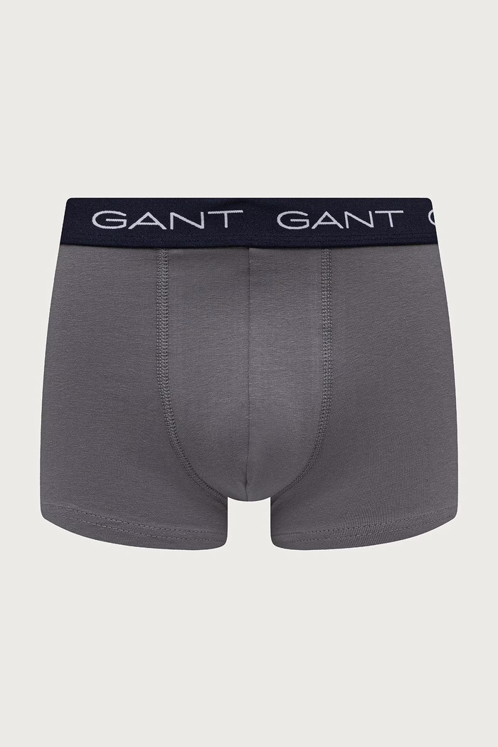 Gant Boxerky pánske bavlnené s elastanom 3-pak 902633003 burgundské AW26