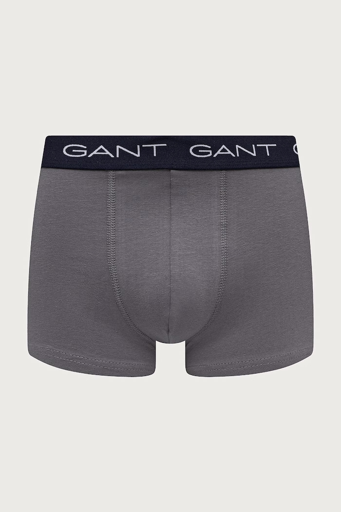 Gant Boxerky pánske bavlnené s elastanom 3-pak 902633003 burgundské AW26