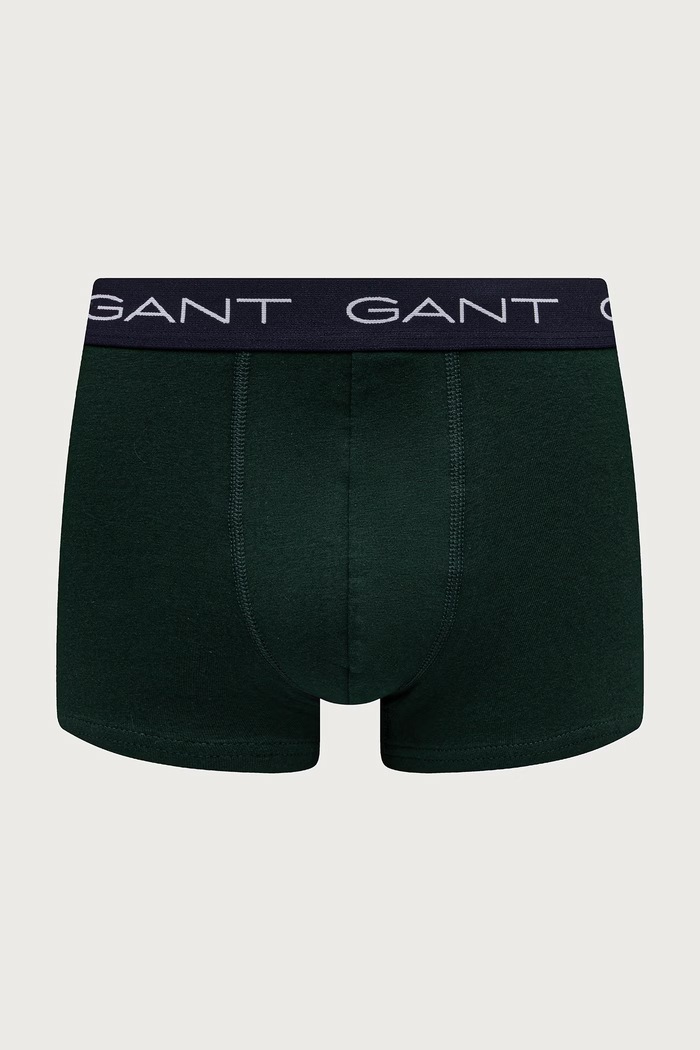 Gant Bokserki męskie bawełniane z elastanem 3-pack 902633003 bordowy AW26