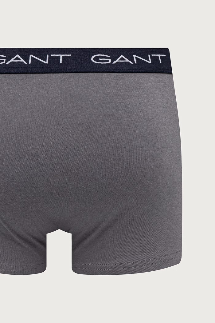 Bokserki męskie bawełniane z elastanem 3-pack Gant 902633003 bordowy
