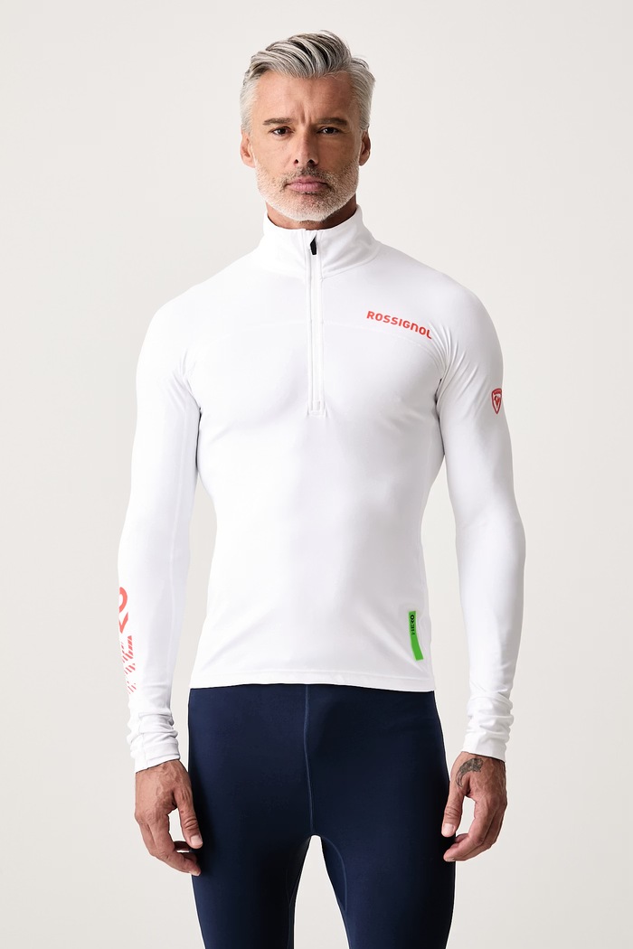 Rossignol Longsleeve funkcyjny męski HERO biały RLPML12