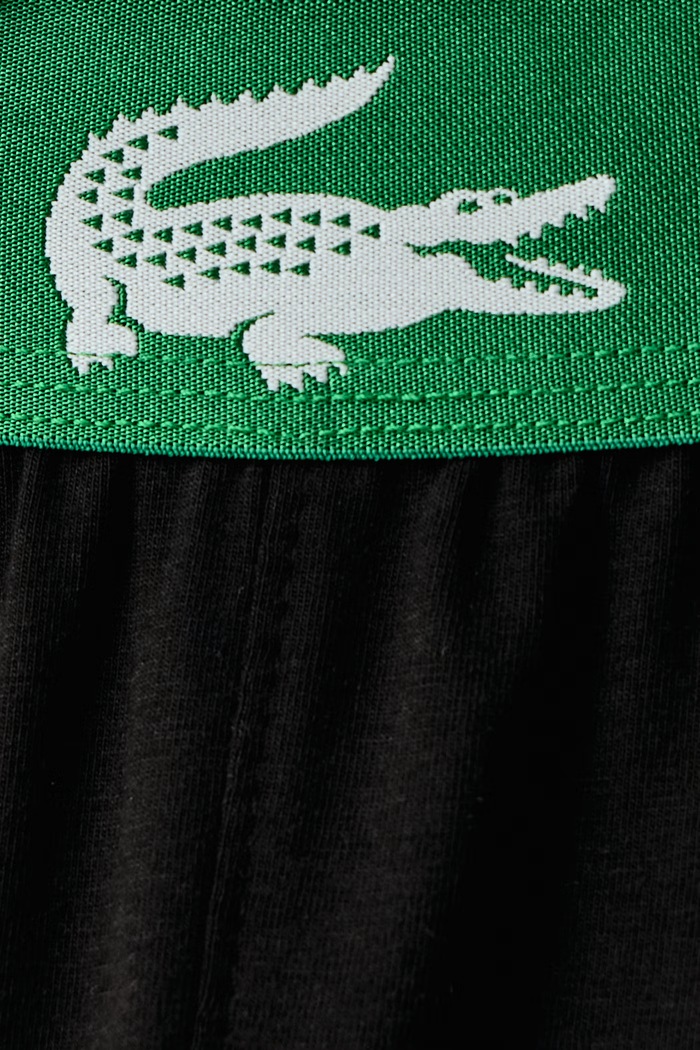 Lacoste Piżama dwuczęściowa męska bawełniana z elastanem 4H0924