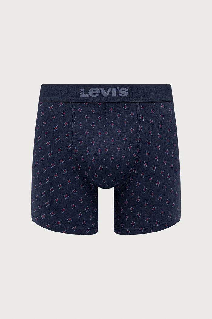 Odjeća Levi's Bokserice za muškarce od pamuka s elastanom 3-pack 37149.1439 mornarsko plava