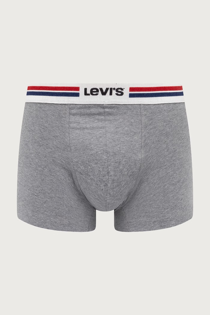 Odzież Levi's Bokserki męskie bawełniane z elastanem 3-pack 37149.1438 granatowy