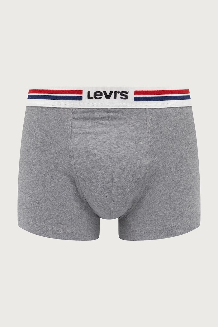 Odzież Levi's Bokserki męskie bawełniane z elastanem 3-pack 37149.1438 granatowy