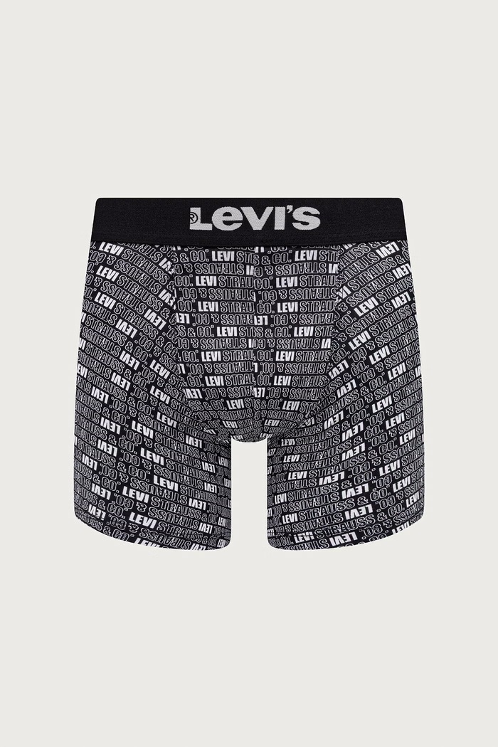Levi's Boksarice moške bombažne z elastanom paket 3 kosov 37149.1437 črna AW26