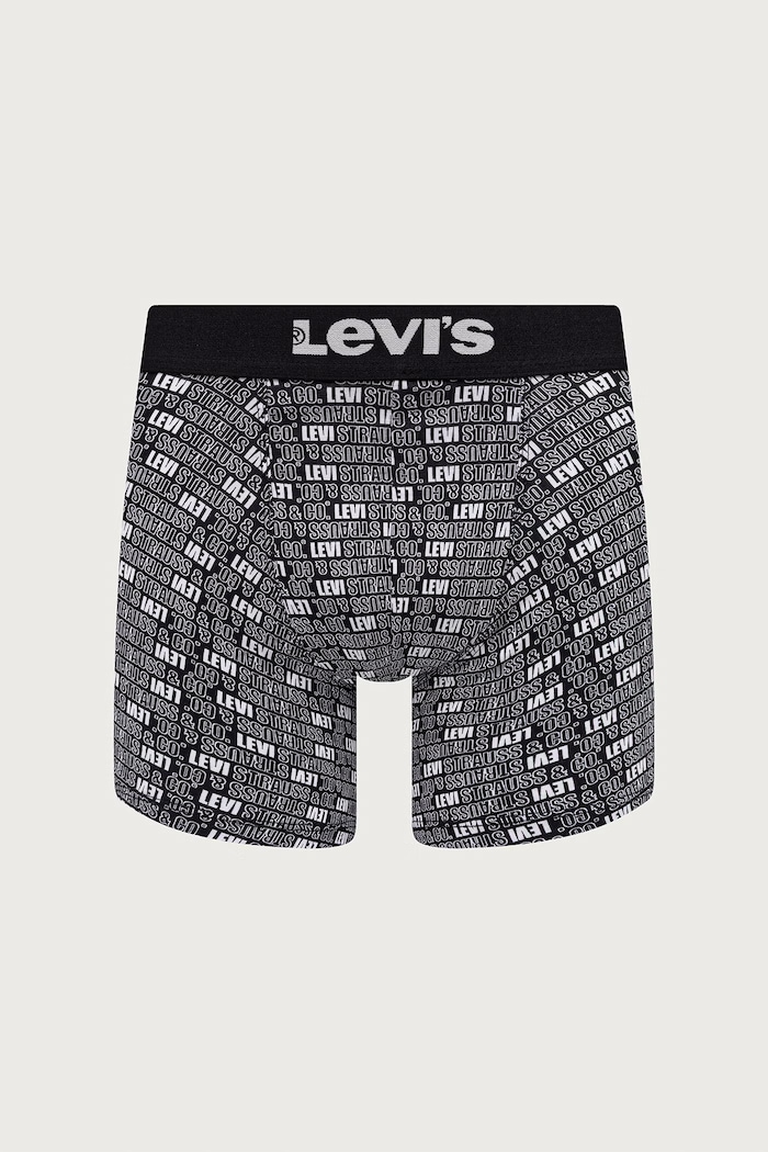 Levi's Boksarice moške bombažne z elastanom paket 3 kosov 37149.1437 črna AW26