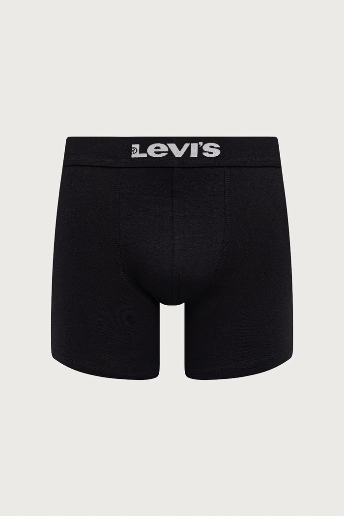 Oblačila Levi's Boksarice moške bombažne z elastanom paket 3 kosov 37149.1437 črna