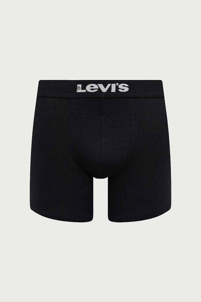 Oblačila Levi's Boksarice moške bombažne z elastanom paket 3 kosov 37149.1437 črna
