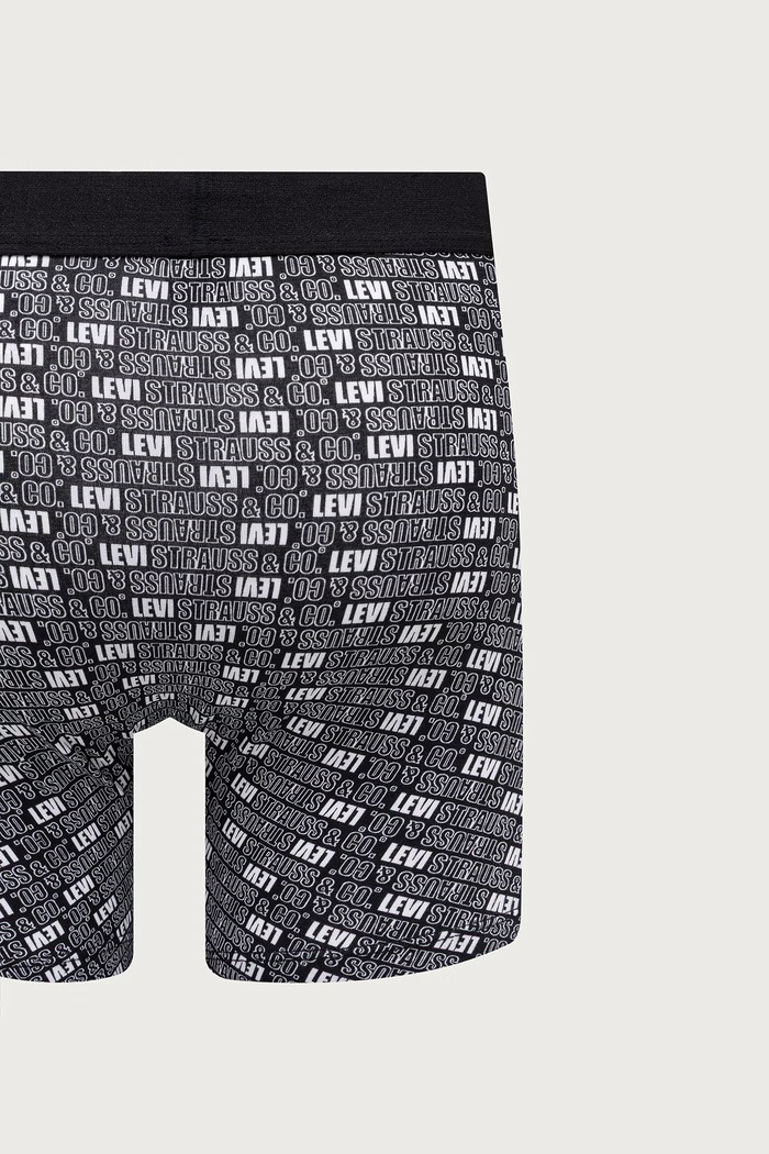 Boksarice moške bombažne z elastanom paket 3 kosov Levi's črna 37149.1437