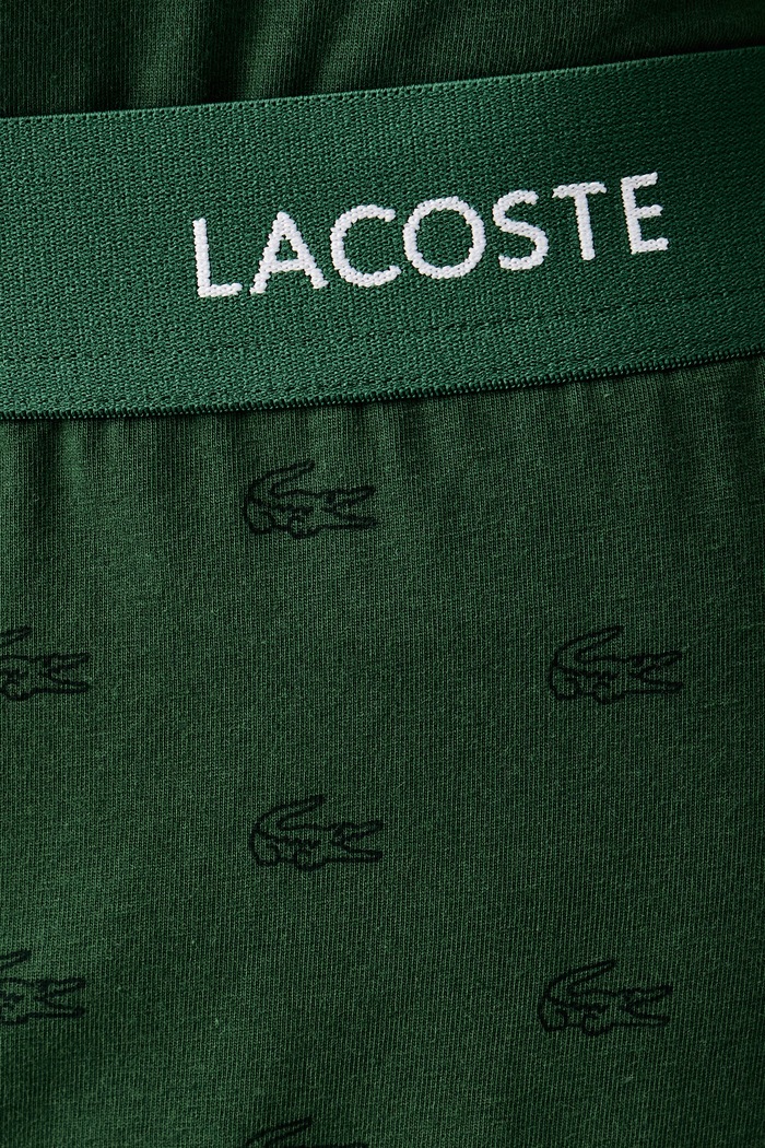 Lacoste Piżama dwuczęściowa męska bawełniana z elastanem 4H9147