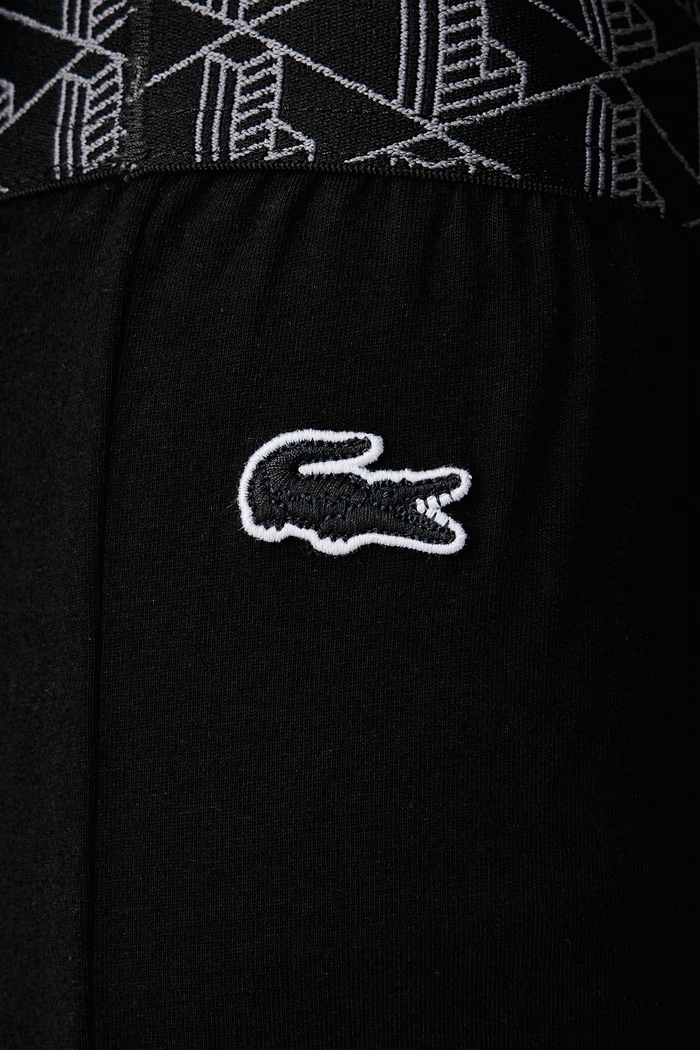 Lacoste Piżama dwuczęściowa męska bawełniana z elastanem 4H4975