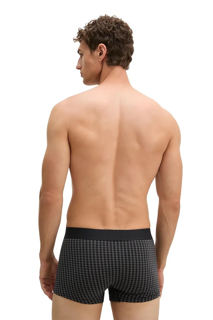 Odzież Marc O'Polo Bokserki męskie bawełniane z elastanem 3-pack 10228508 czarny