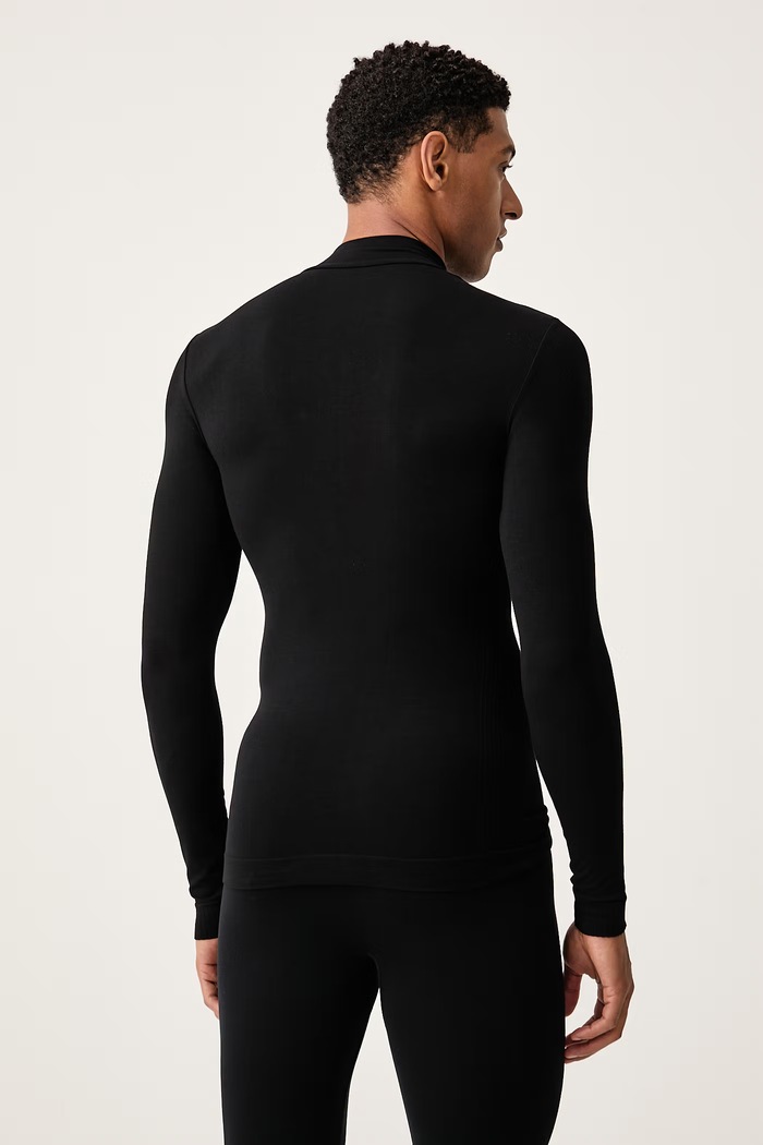 Odzież Fusalp Longsleeve termoaktywny męski z dodatkiem kaszmiru OWEN Y2202 czarny