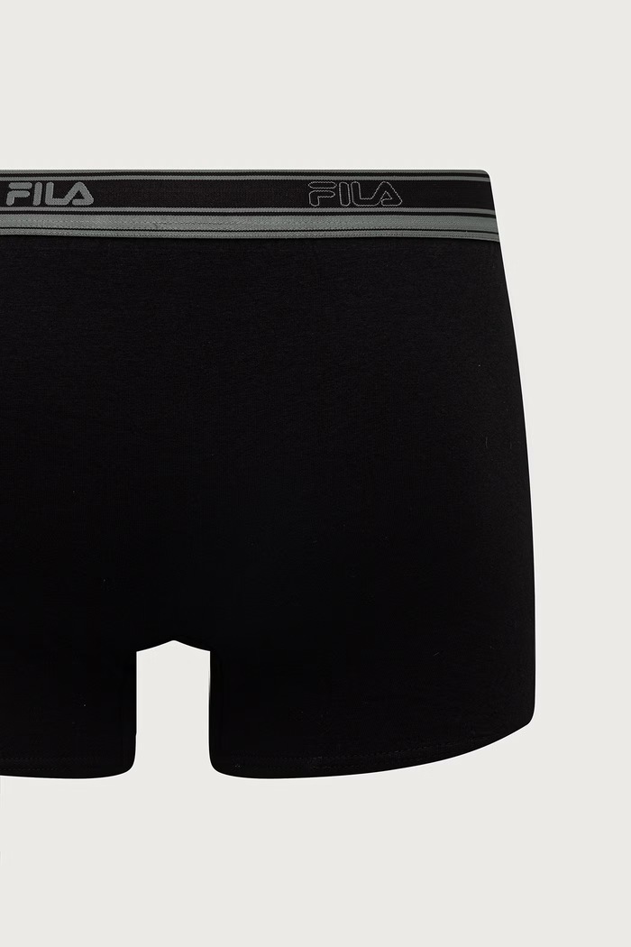 Bokserki męskie bawełniane 2-pack Fila FU5397.2 czarny