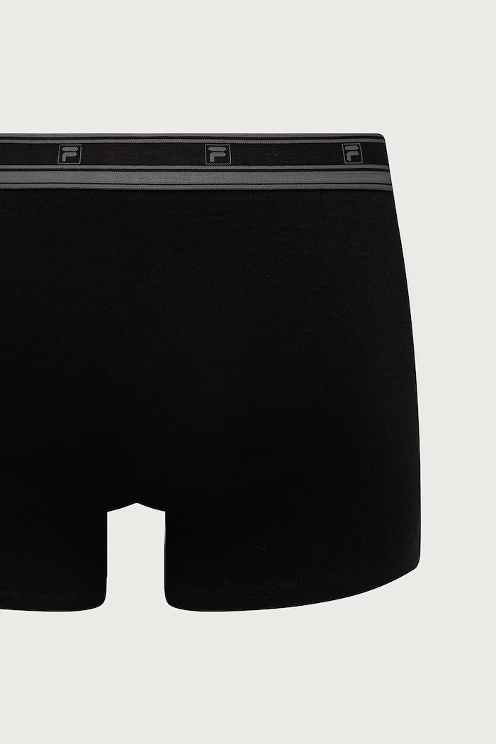 Bokserki męskie bawełniane 2-pack Fila czarny FU5397.2