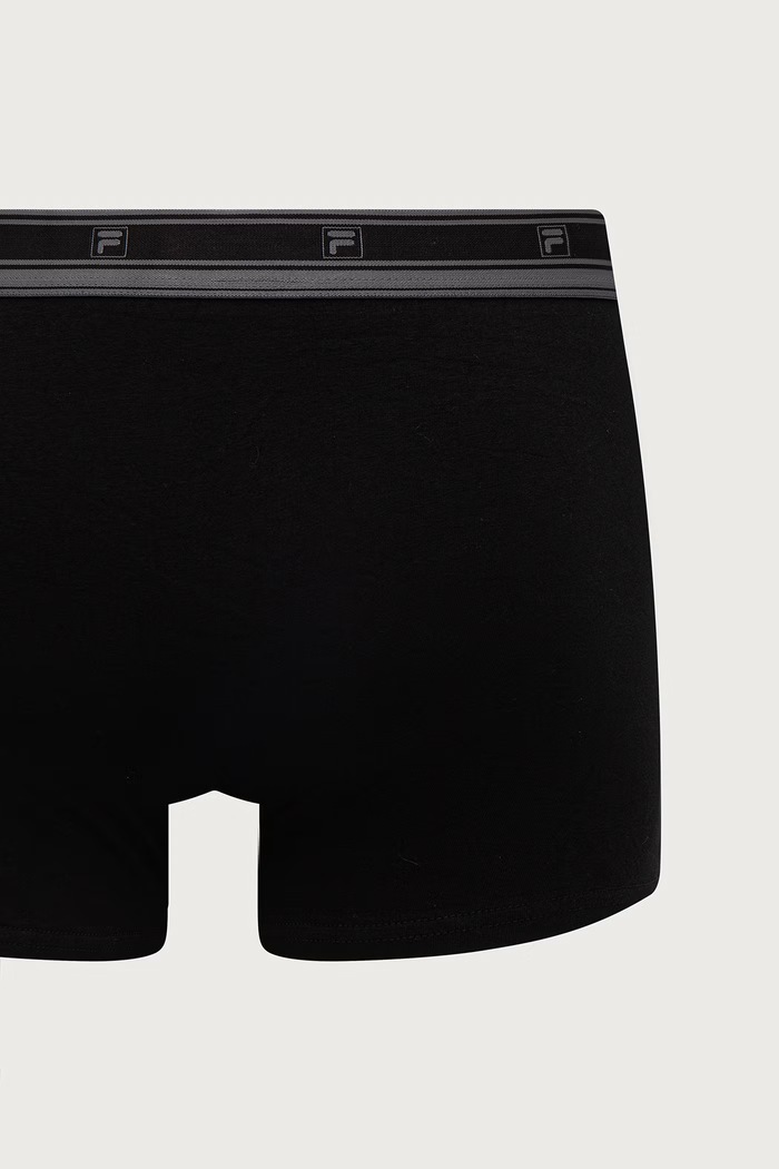 Bokserki męskie bawełniane 2-pack Fila czarny FU5397.2