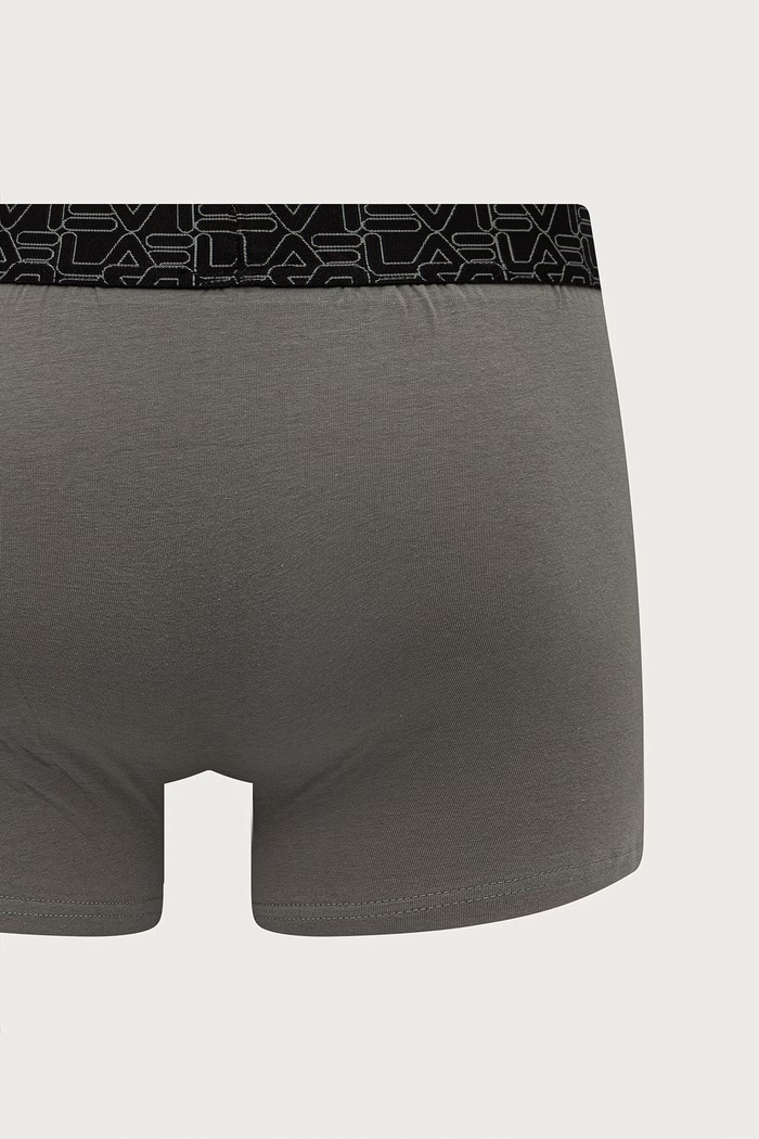 Bokserki męskie z bawełną 2-pack Fila FU5395.2 czarny