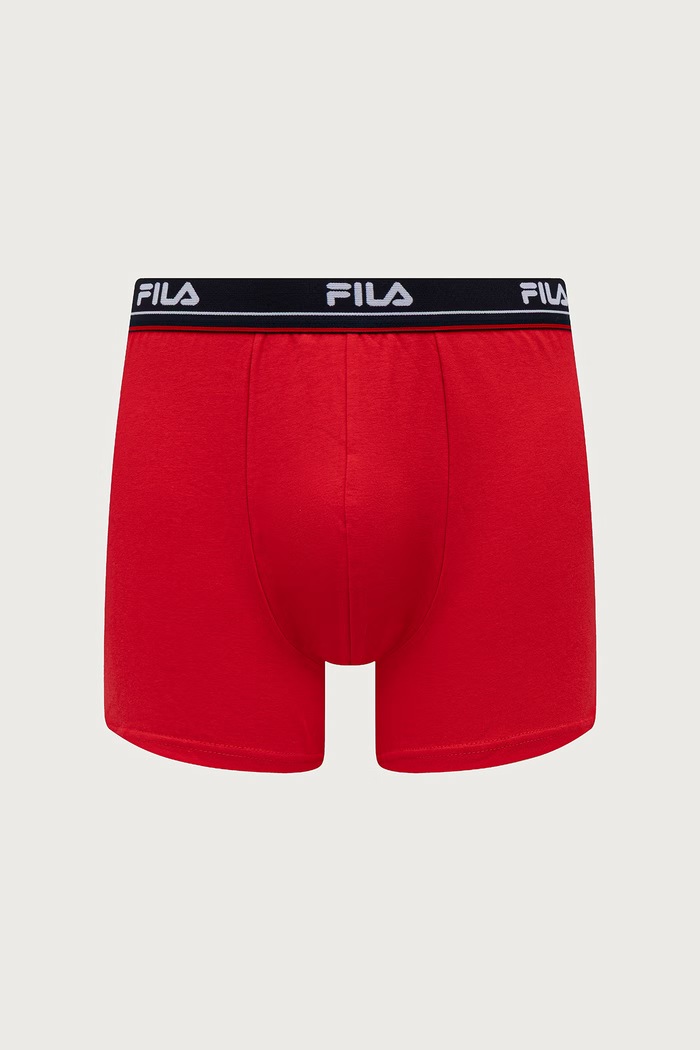 Fila Bokserki męskie bawełniane 2-pack FU5393.2 czerwony AW26