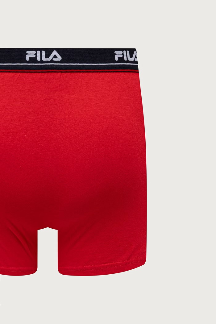 Bokserki męskie bawełniane 2-pack Fila FU5393.2 czerwony