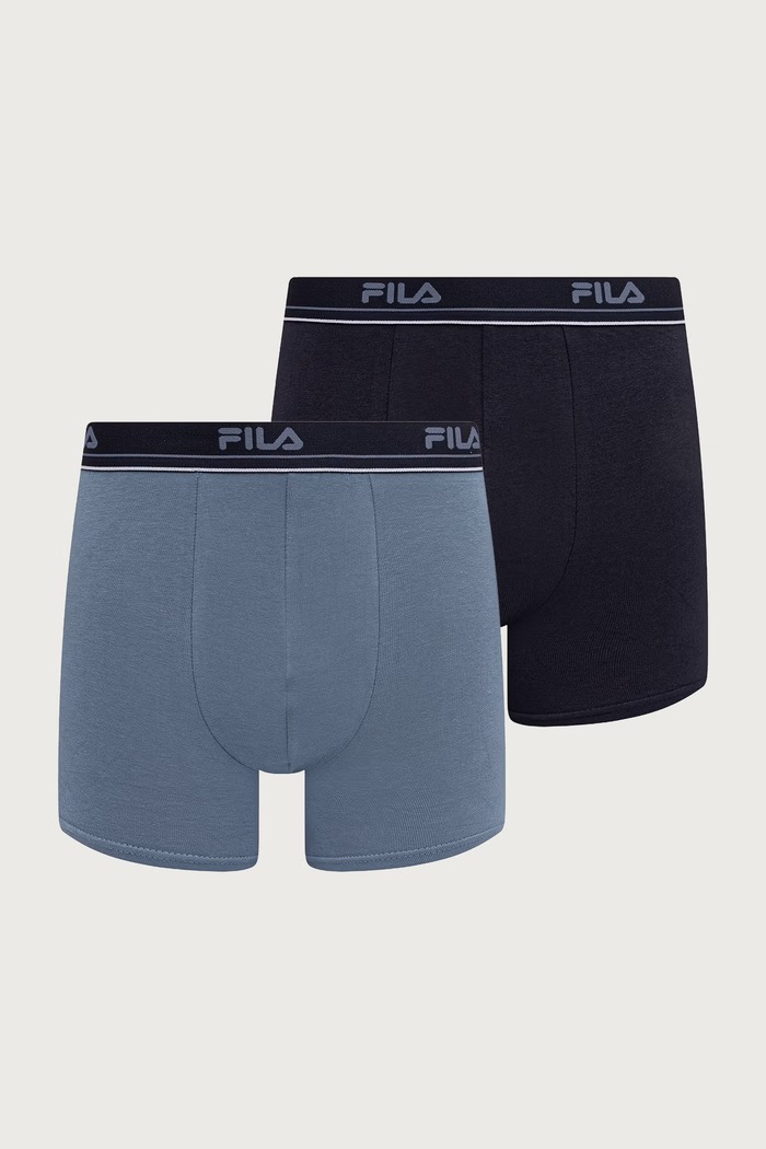 Fila Bokserki męskie bawełniane 2-pack granatowy FU5393.2