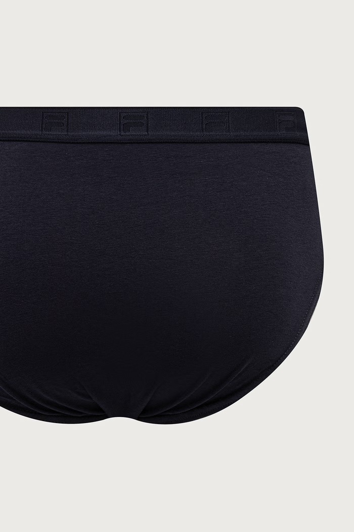 Slipy męskie z bawełną 2-pack Fila granatowy FU5386.2