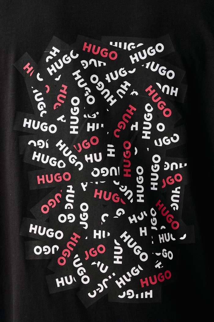 HUGO Dvodijelna pidžama za muškarce od pamuka RON SHORT SET 50578605