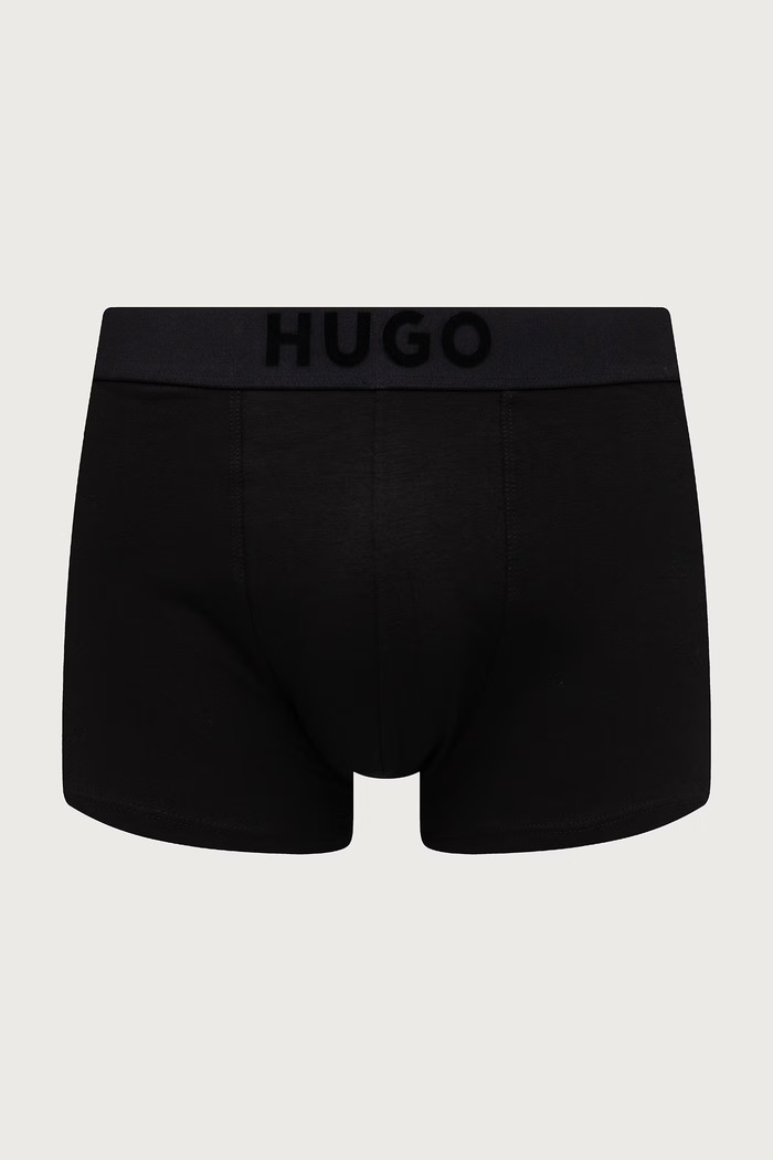 Odzież HUGO Bokserki męskie bawełniane z elastanem TRUNK TR GIFT VELVE 3-pack 50570931 czerwony