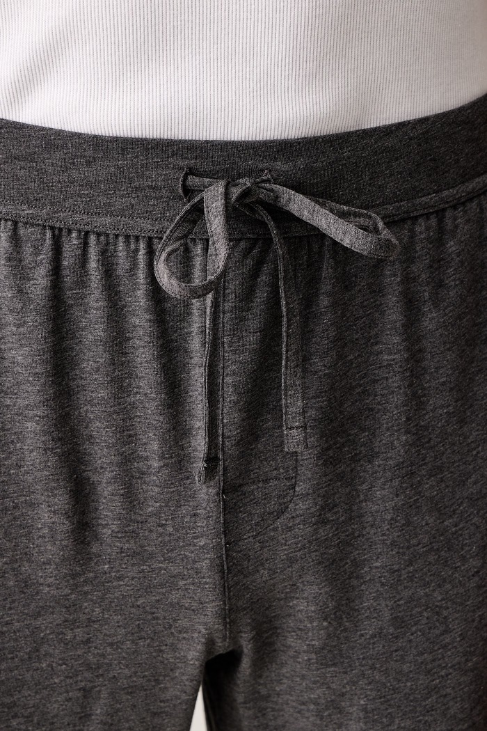 Donji dio pidžame za muškarce od pamuka s elastanom Unique Pants Cuff CW BOSS 50570346 siva