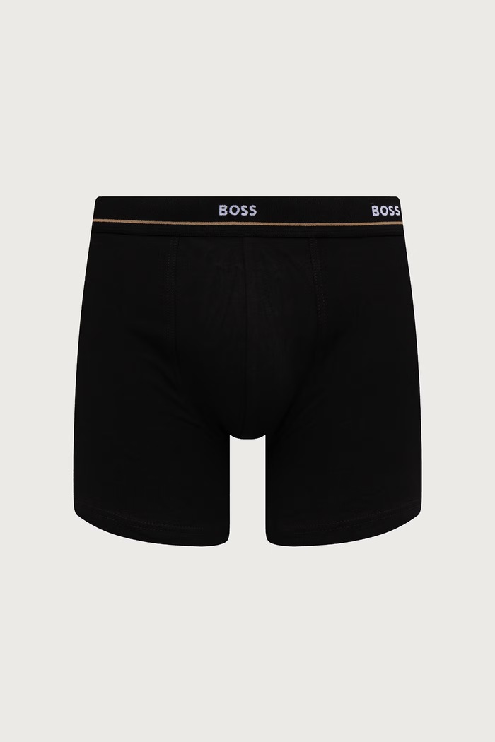 BOSS Uske bokserice za muškarce od pamuka s elastanom BoxerBr 5P Essential 5-pack 50570055 crna AW26