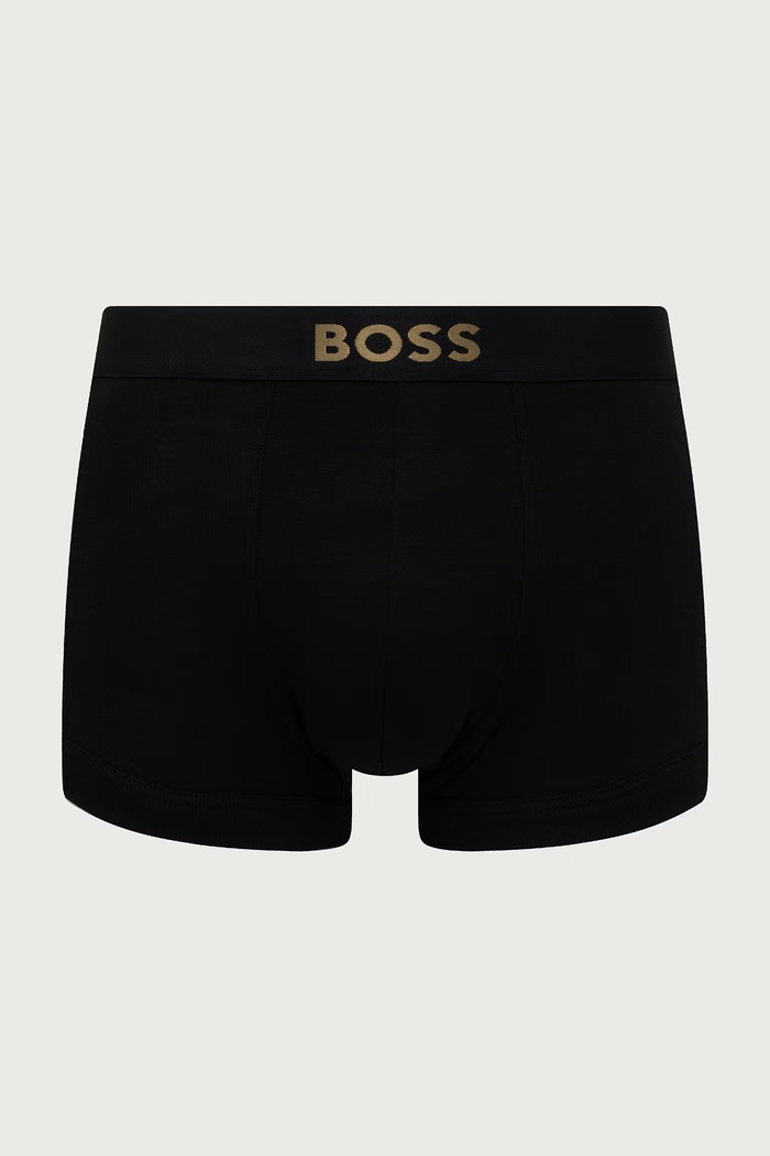 Oblečení BOSS Přiléhavé boxerky pánské bavlněné Trunk 2P Gold Logo 2-pack 50569247 červená