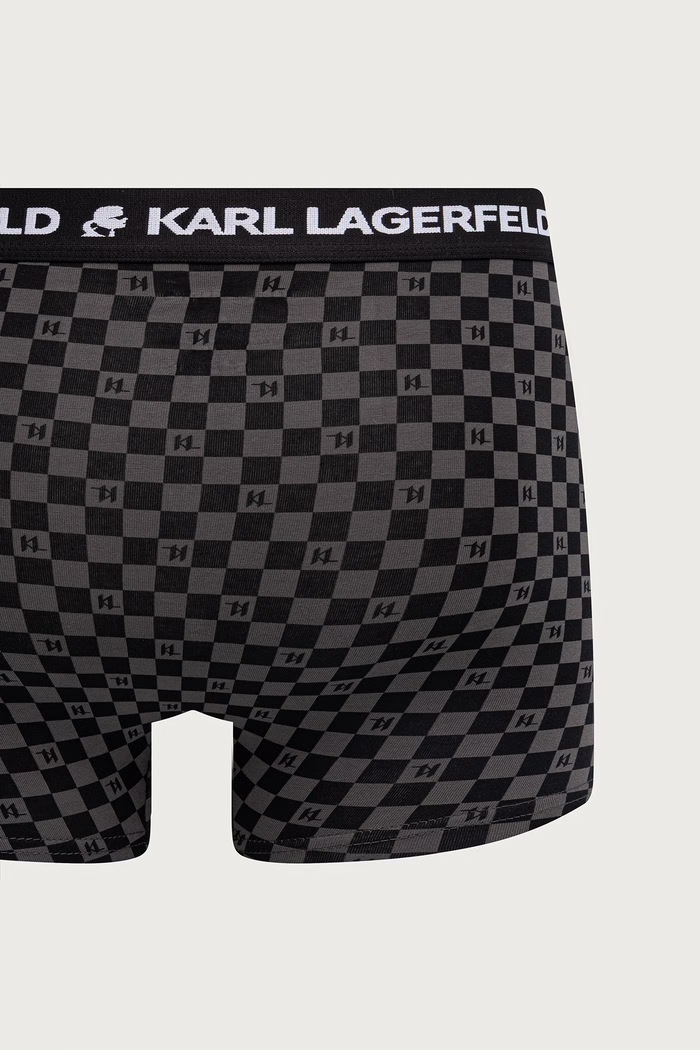 Karl Lagerfeld Priliehavé boxerky pánske bavlnené s elastanom 3-pak B4M47002
