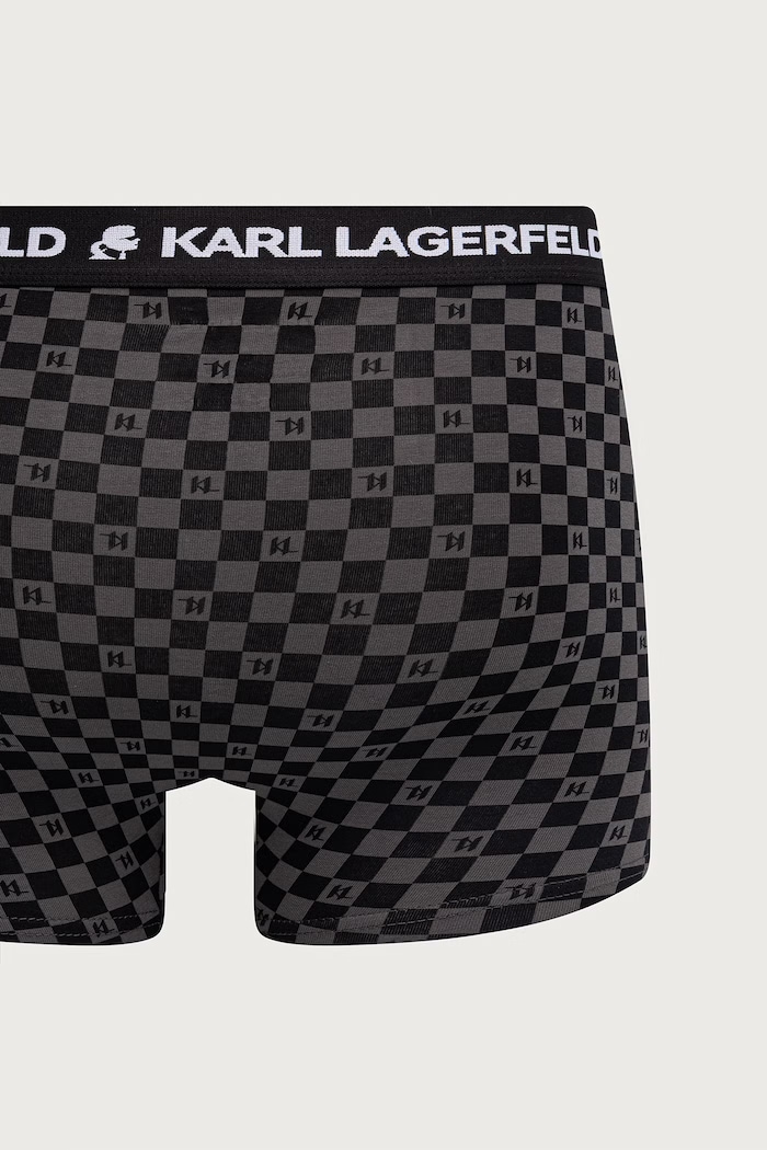 Karl Lagerfeld Priliehavé boxerky pánske bavlnené s elastanom 3-pak B4M47002