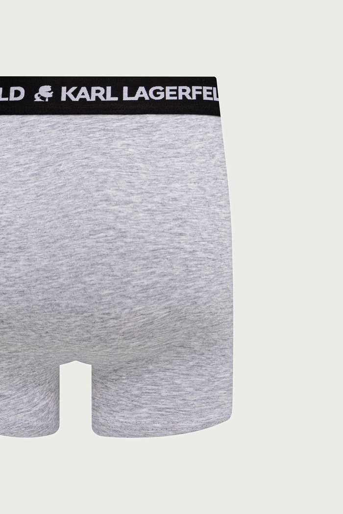 Karl Lagerfeld Bokserki dopasowane męskie bawełniane z elastanem 7-pack B4M47003