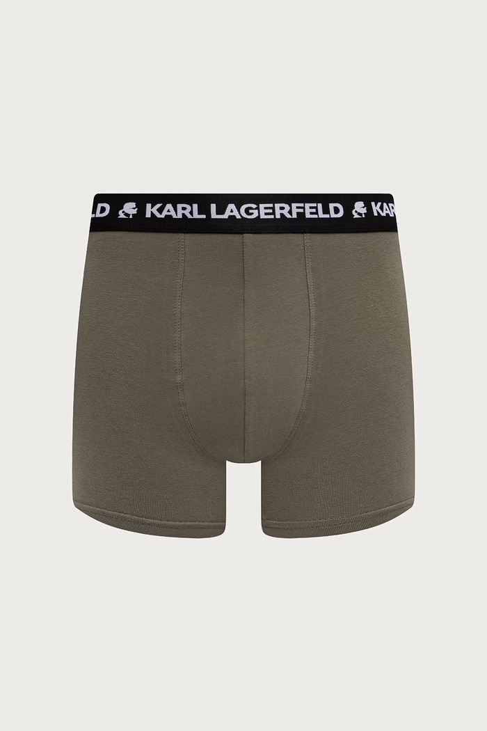 Karl Lagerfeld Bokserki dopasowane męskie bawełniane z elastanem 7-pack B4M47003