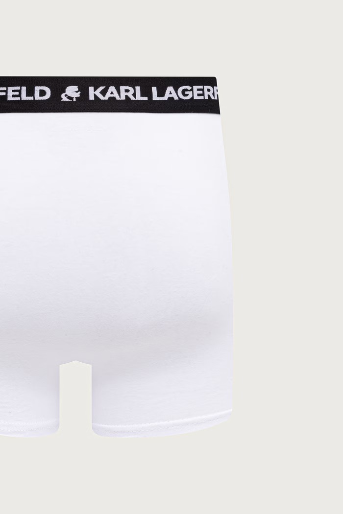 Karl Lagerfeld Bokserki dopasowane męskie bawełniane z elastanem 7-pack B4M47003
