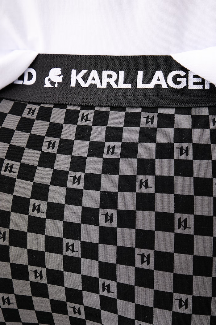 Karl Lagerfeld Pyžamo pánske s bavlnou B4M45007