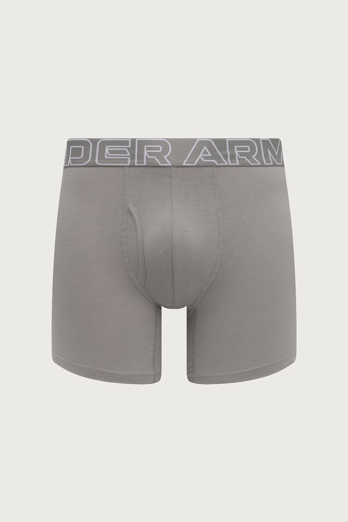 Odzież Under Armour Bokserki dopasowane męskie 93 Perf Cotton 6in 3-pack 25UUSHJ093.059 czarny