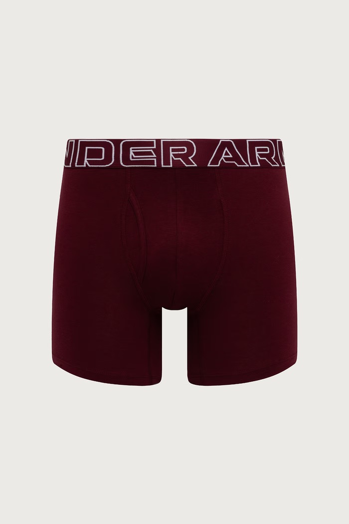 Bokserki dopasowane męskie 93 Perf Cotton 6in 3-pack Under Armour 25UUSHJ093.059 czarny