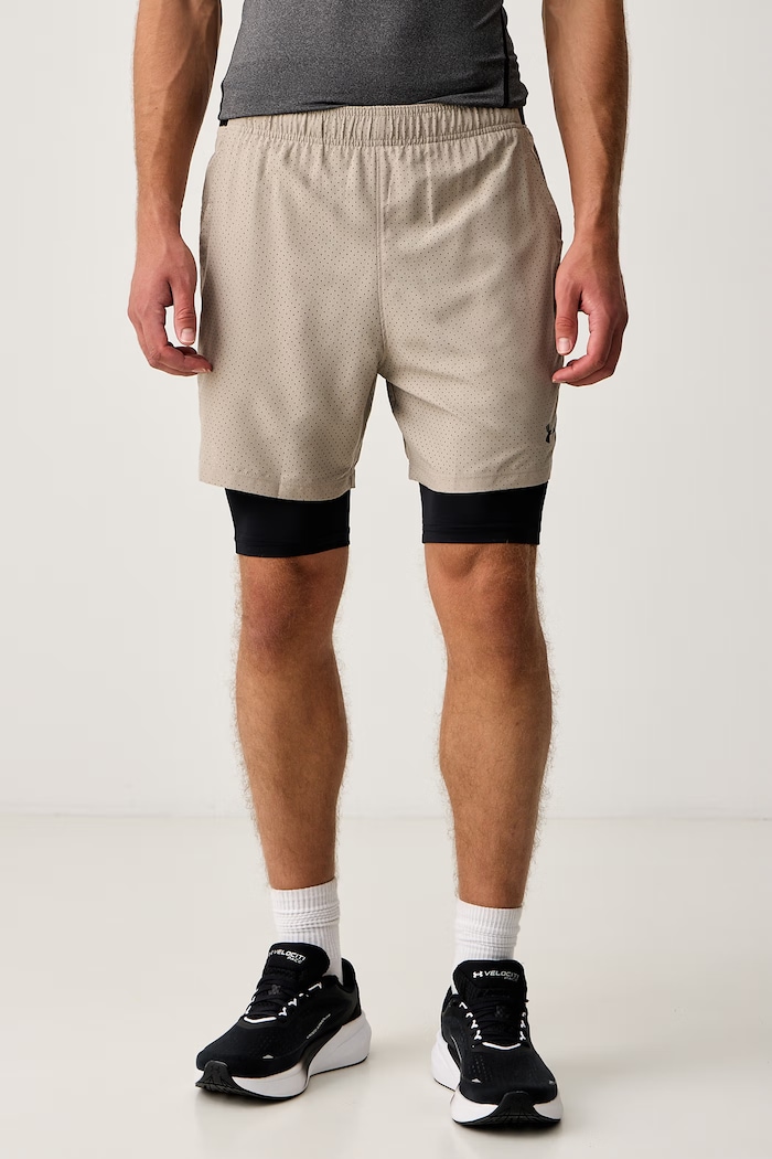 Under Armour Szorty sportowe męskie Vanish beżowy 6013950