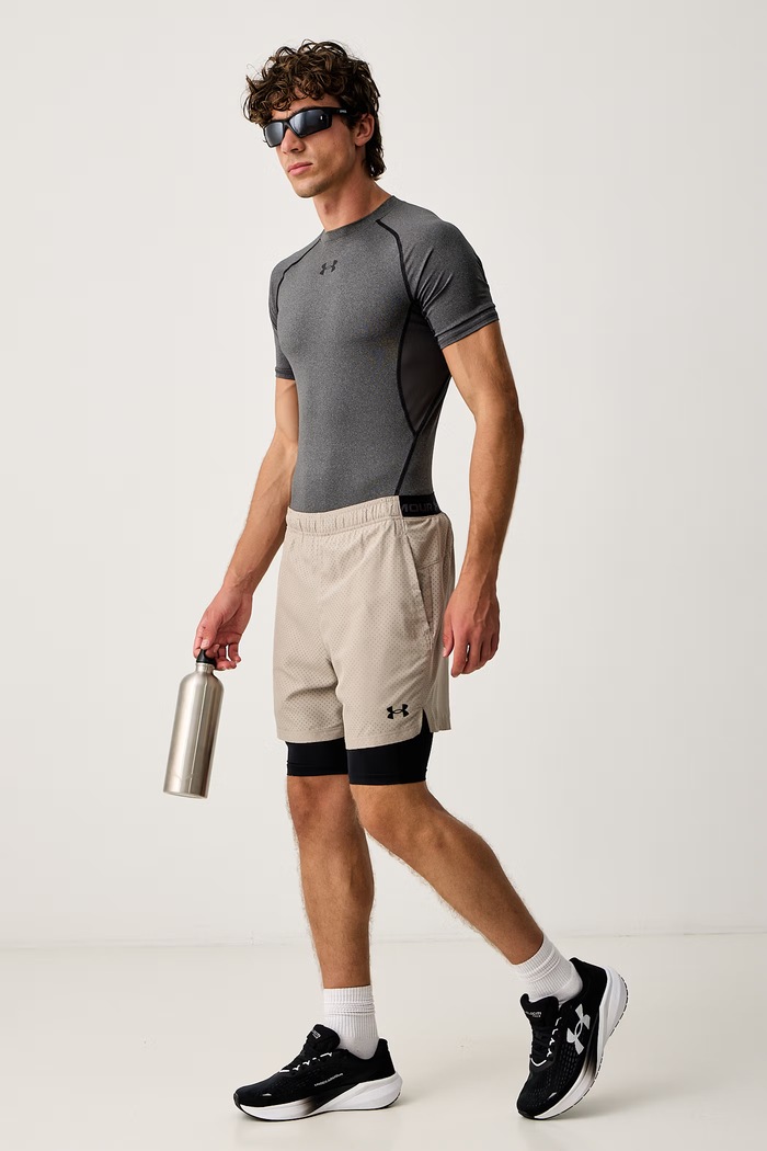 Under Armour Szorty sportowe męskie Vanish 6013950 beżowy AW26
